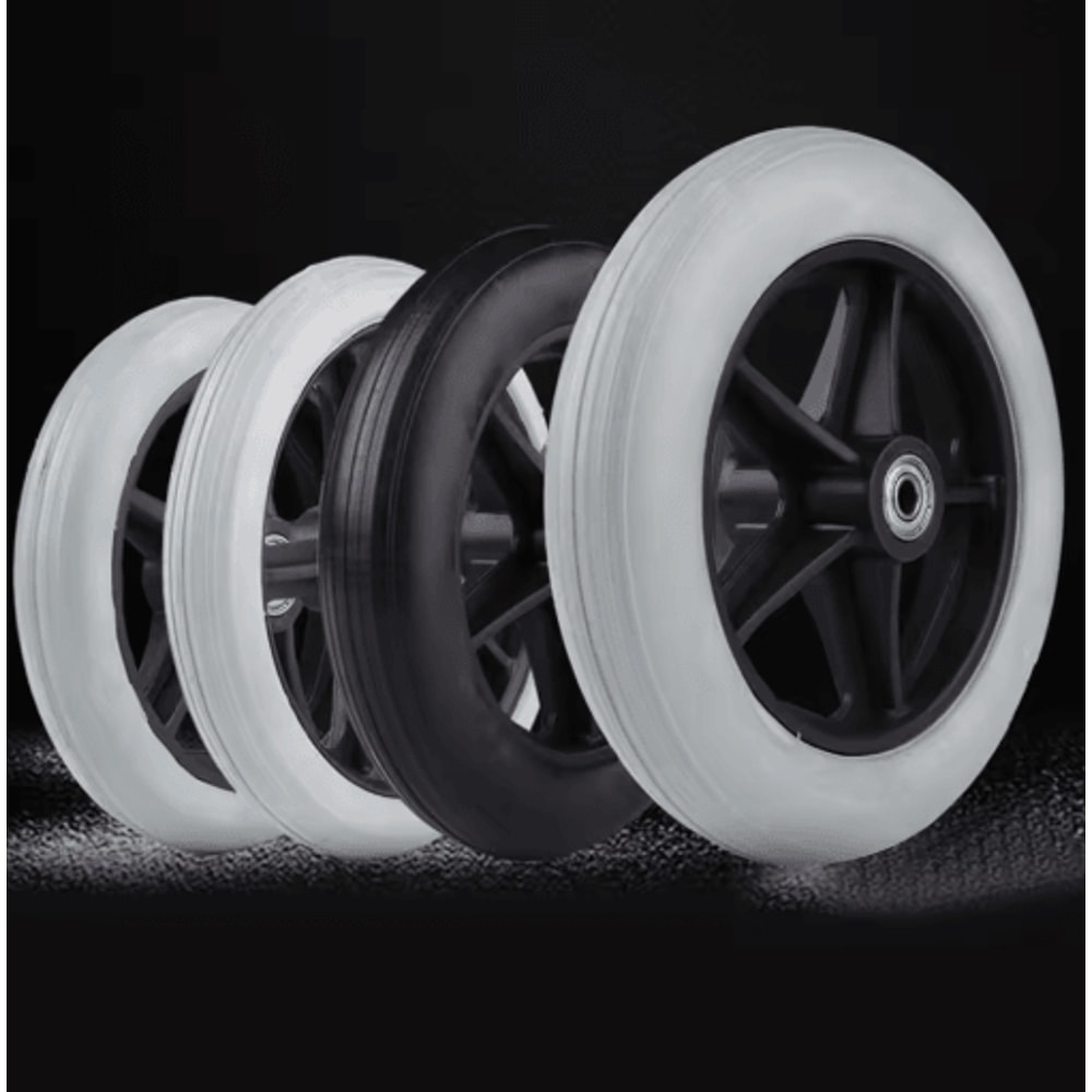 HeavyDuty Solid Wheelchair Front Caster Replacement Wheel 12