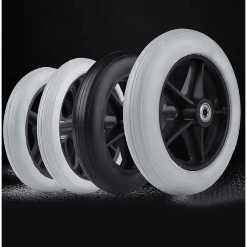HeavyDuty Solid Wheelchair Front Caster Replacement Wheel 12