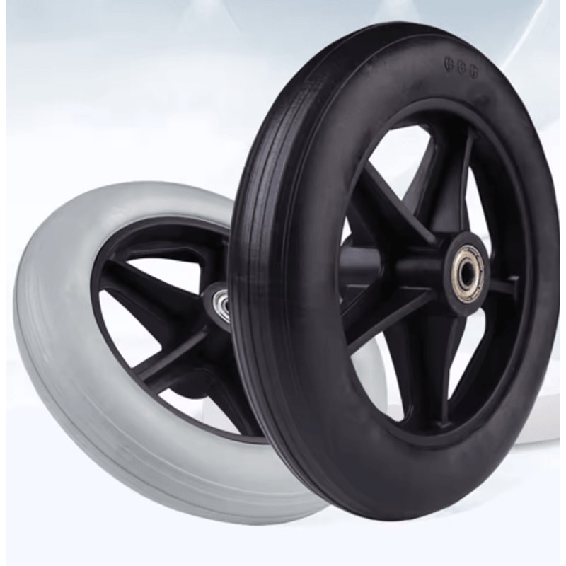 HeavyDuty Solid Wheelchair Front Caster Replacement Wheel 13
