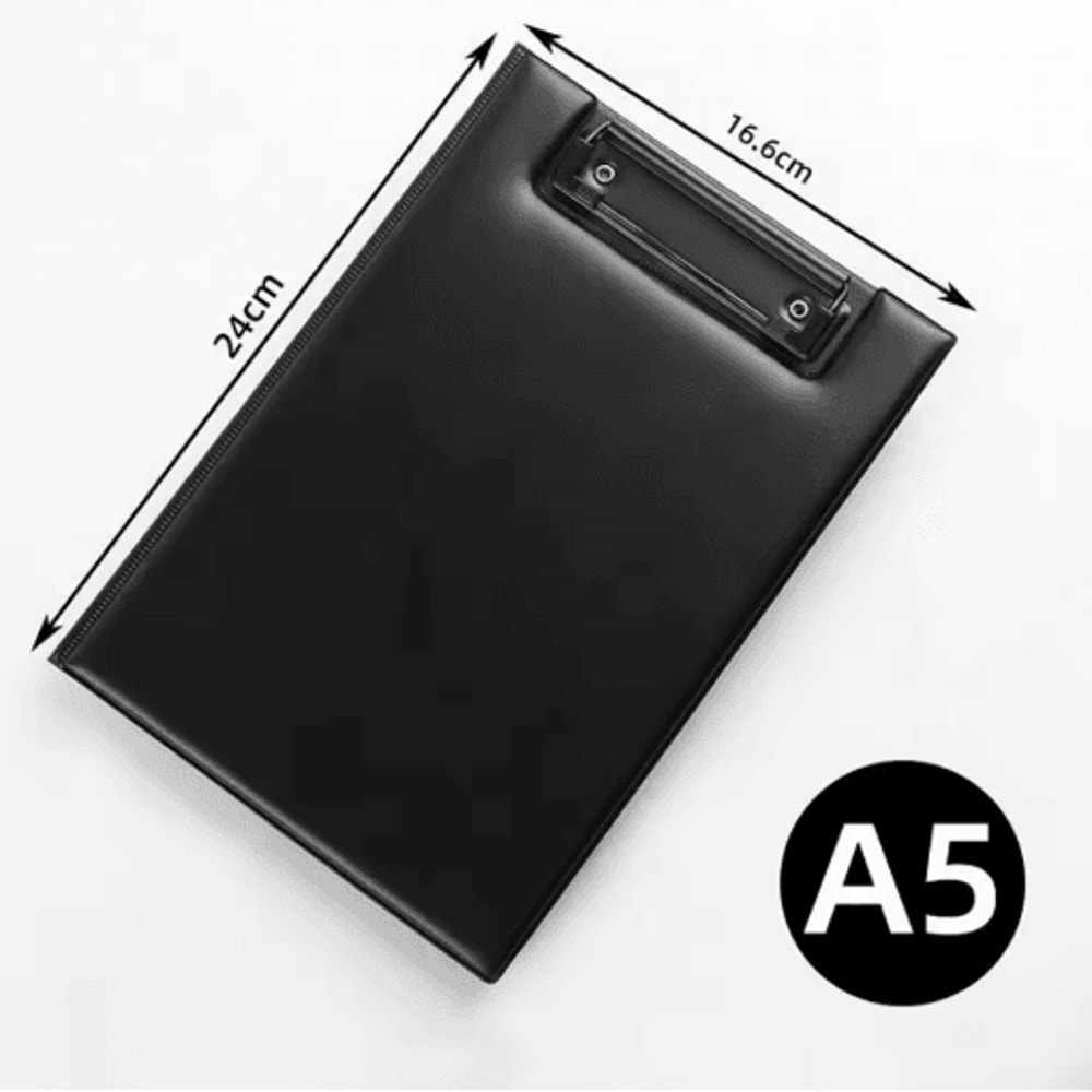 PU Leather Conference Clipboard Folder With Smooth Writing Pad 2