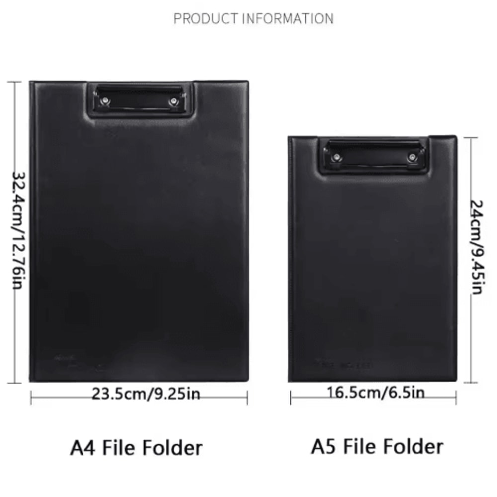 PU Leather Conference Clipboard Folder With Smooth Writing Pad 3