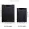 PU Leather Conference Clipboard Folder With Smooth Writing Pad 3