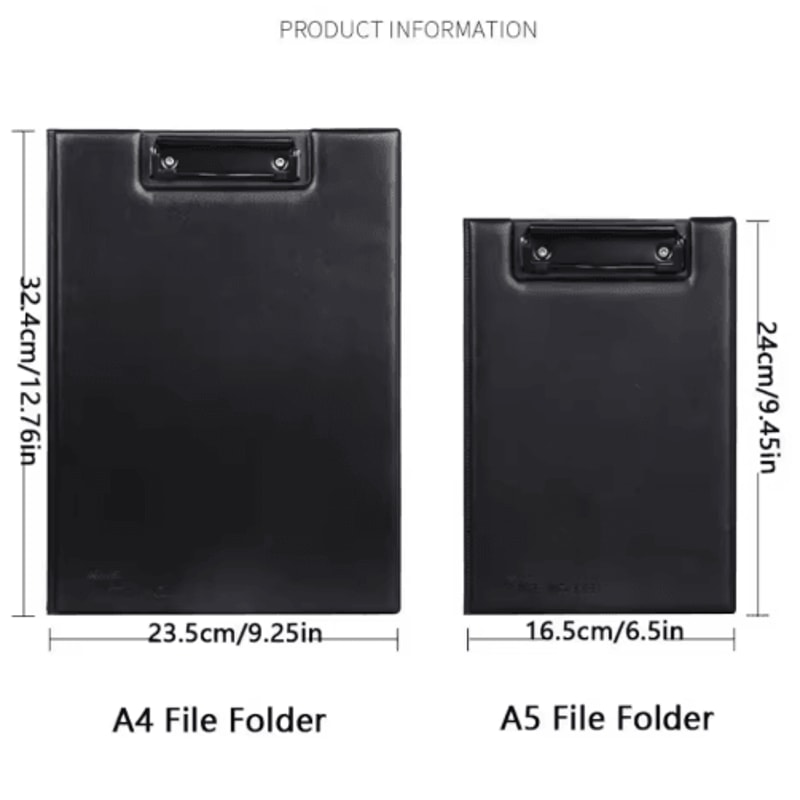 PU Leather Conference Clipboard Folder With Smooth Writing Pad 3