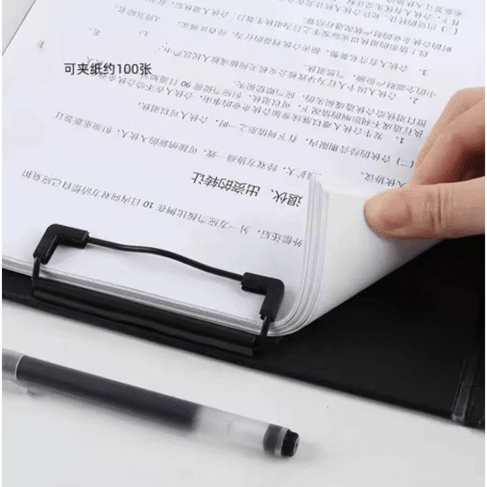 PU Leather Conference Clipboard Folder With Smooth Writing Pad 4