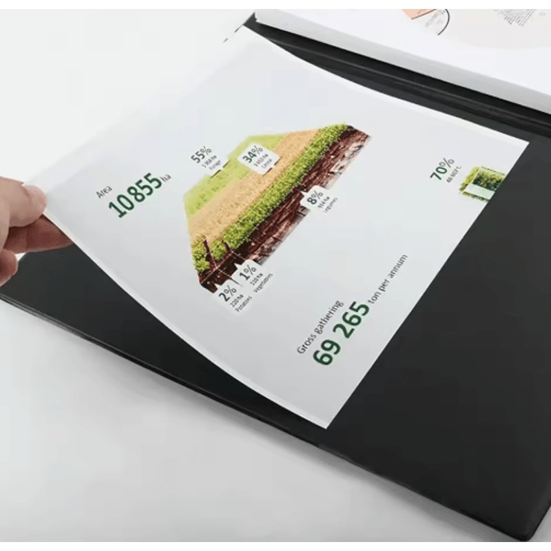 PU Leather Conference Clipboard Folder With Smooth Writing Pad 6
