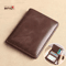 Vintage RFID Leather Mini Wallet For Men With Money Clip 1