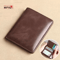 Vintage RFID Leather Mini Wallet For Men With Money Clip 1