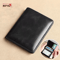 Vintage RFID Leather Mini Wallet For Men With Money Clip 3