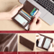Vintage RFID Leather Mini Wallet For Men With Money Clip 5