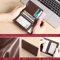 Vintage RFID Leather Mini Wallet For Men With Money Clip 5