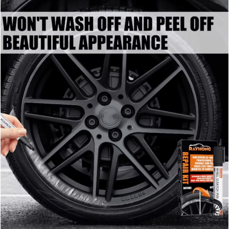 Portable Alloy Wheel Scratch Repair Kit For Car Rim TouchUps 0