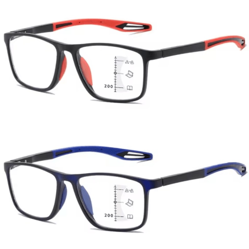 TR90 Progressive AntiBlue Light Multifocal Reading Glasses 0