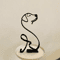 Modern Wrought Iron Dog Sculpture Decorative Animal Figurine 1