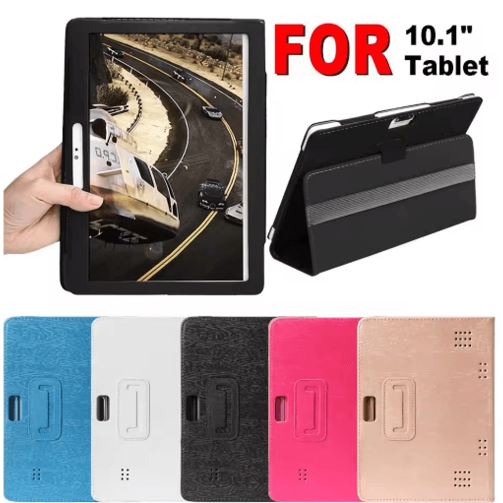 Universal 101 Inch Leather Tablet Case With Flip Stand Cover 0