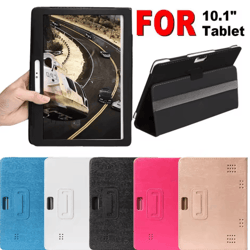 universal 10.1 inch leather tablet case with flip stand cover