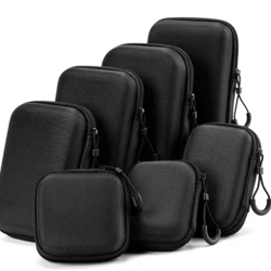 portable eva hard shell earphone storage case for digital accessories