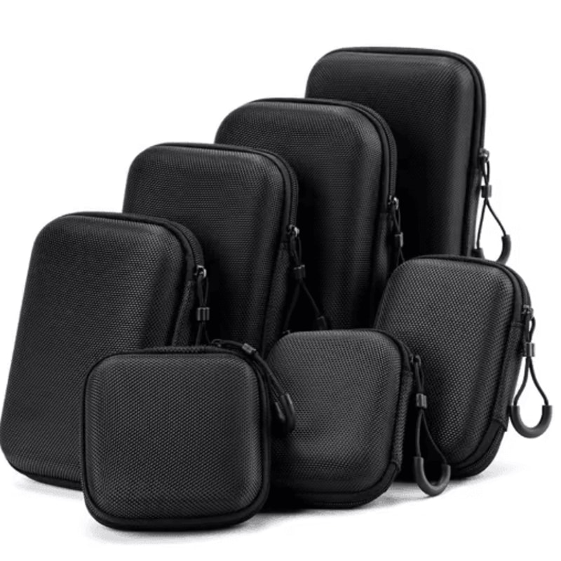 Portable EVA Hard Shell Earphone Storage Case For Digital Accessories 0