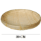 Handmade Woven Bamboo Bread Basket Tray For Kitchen Table Serving 1