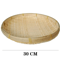 Handmade Woven Bamboo Bread Basket Tray For Kitchen Table Serving 1