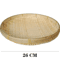 Handmade Woven Bamboo Bread Basket Tray For Kitchen Table Serving 2