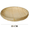 Handmade Woven Bamboo Bread Basket Tray For Kitchen Table Serving 4
