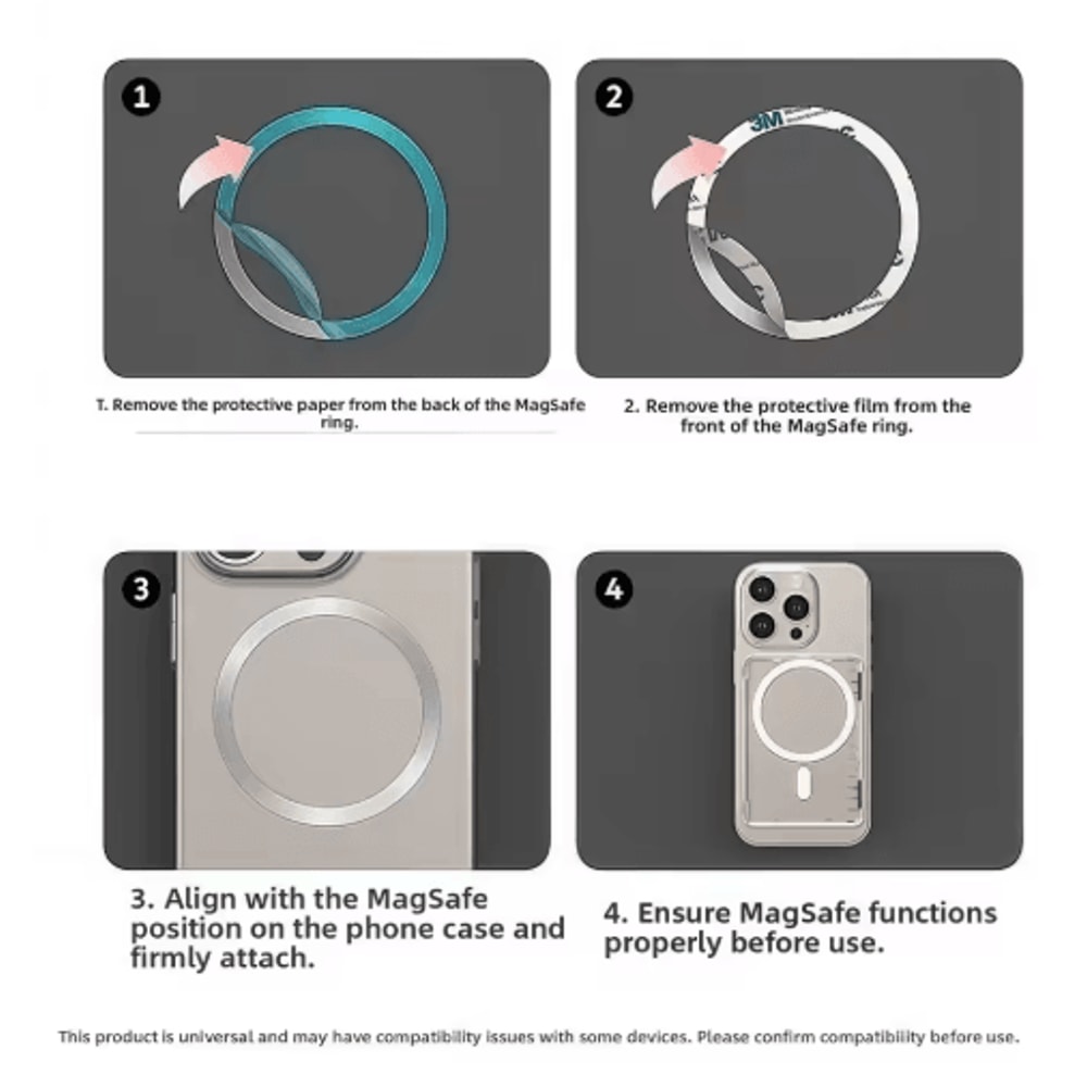 MagSafe Wallet Case With Detachable Card Holder Kickstand For IPhone 5