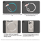 MagSafe Wallet Case With Detachable Card Holder Kickstand For IPhone 5