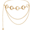 Vintage Moon Layered Waist Chain Belt For Womens Dresses Streetwear 2