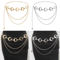 Vintage Moon Layered Waist Chain Belt For Womens Dresses Streetwear 0