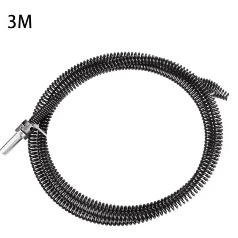 Electric Drill Drain Cleaner Spring For Fast Pipe Sink Clog Removal 2
