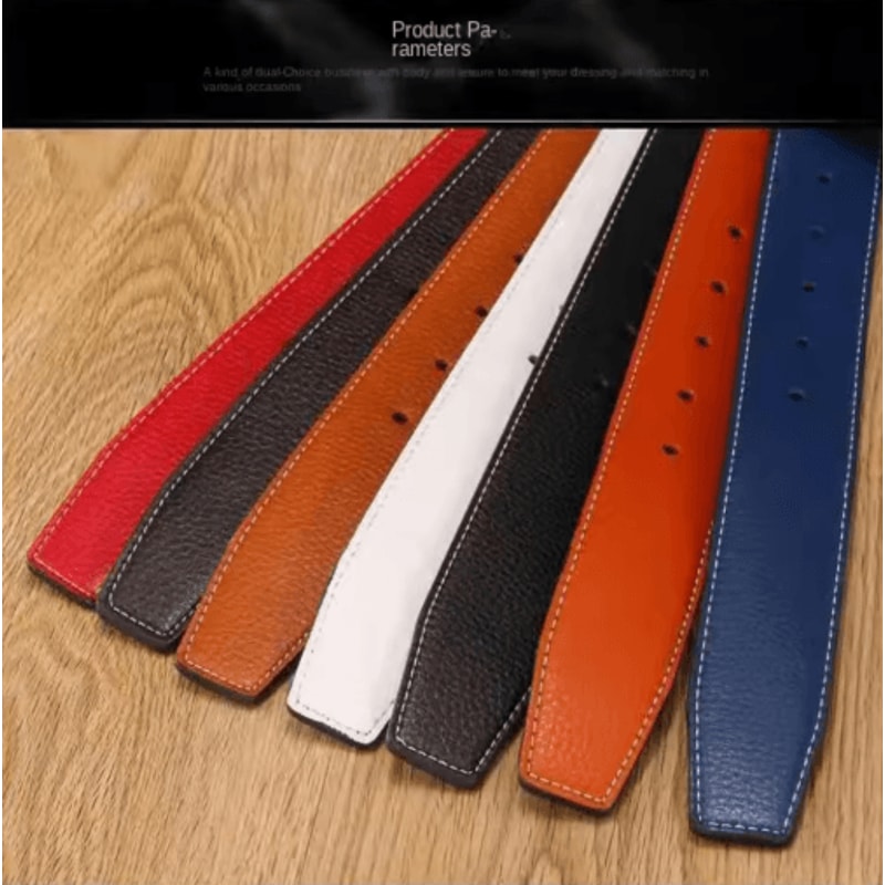 Luxury Genuine Leather Belt Strap For Jeans Trousers 8