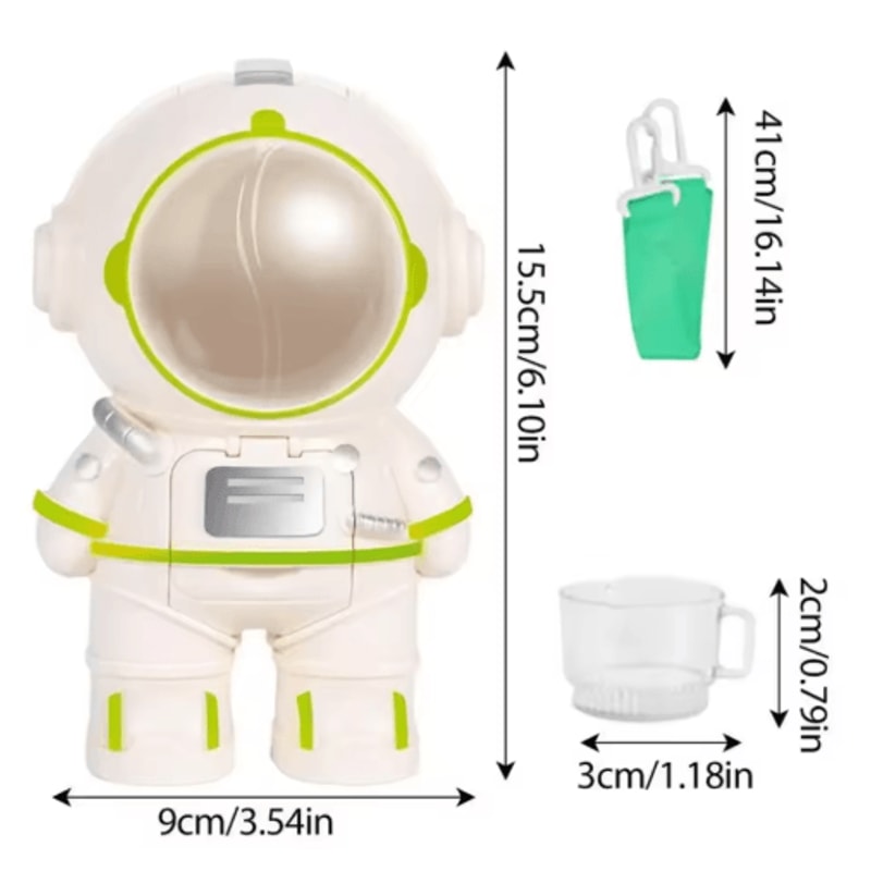 Astronaut Mini Water Dispenser Bottle For Kids School Travel 3