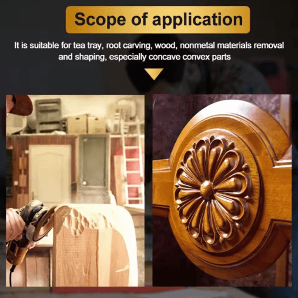 Wood Carving Grinding Disc For Angle Grinder Sanding Shaping 7
