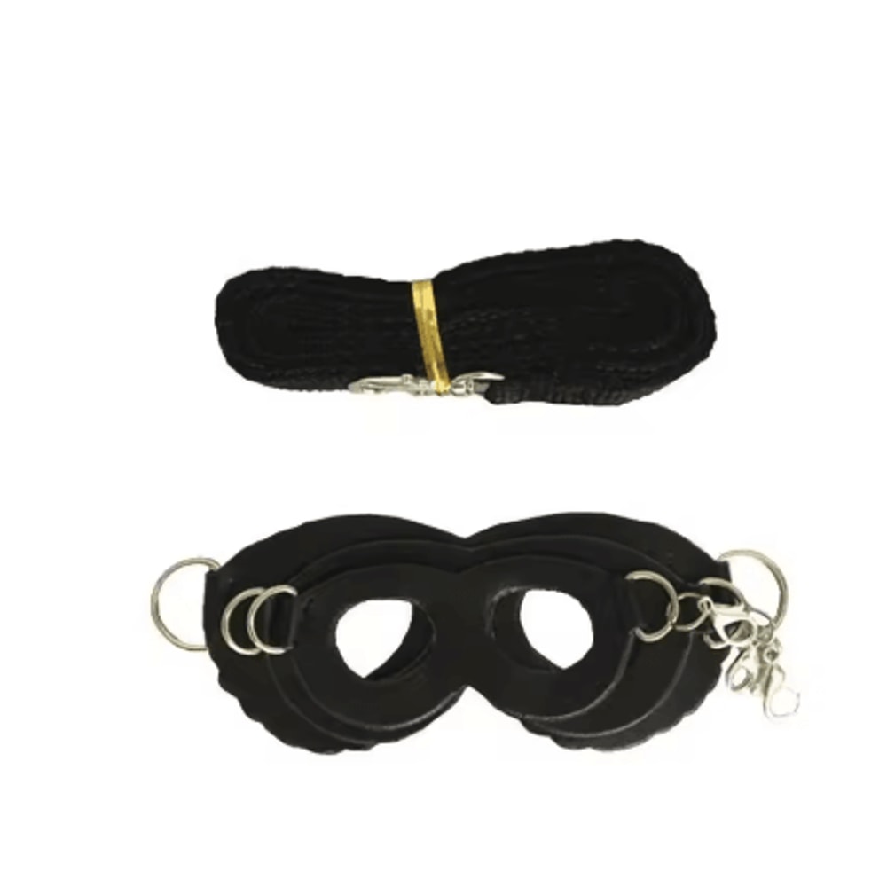 PU Leather Small Pet Harness Leash Set For Hamsters Guinea Pigs Sugar Gliders 2