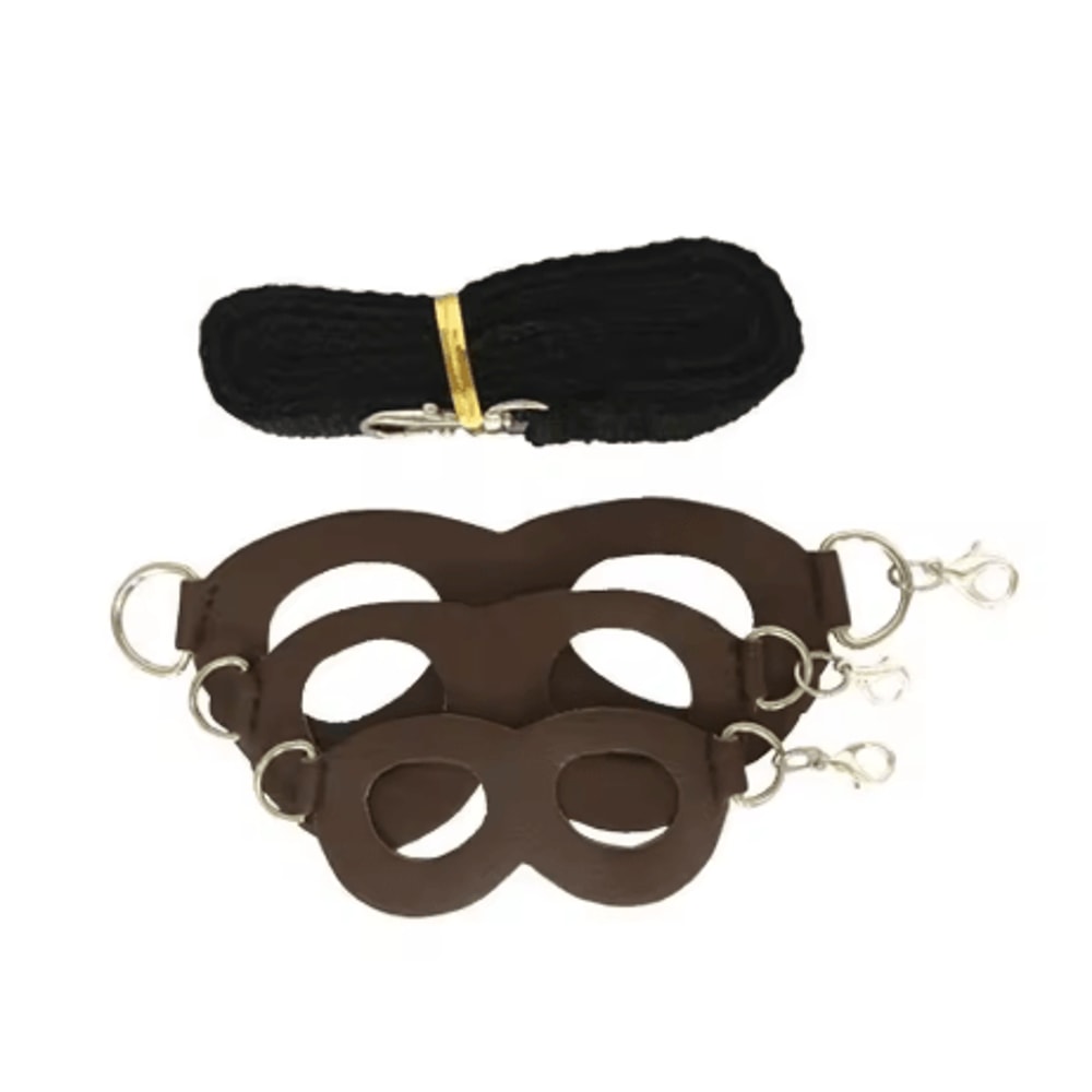 PU Leather Small Pet Harness Leash Set For Hamsters Guinea Pigs Sugar Gliders 3