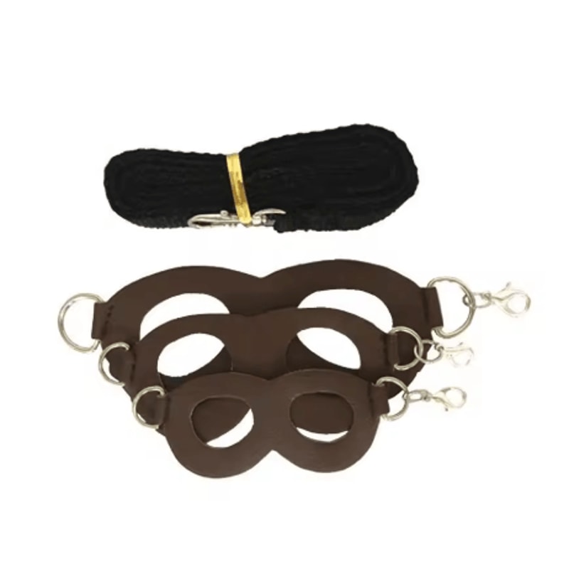 PU Leather Small Pet Harness Leash Set For Hamsters Guinea Pigs Sugar Gliders 3