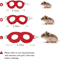 PU Leather Small Pet Harness Leash Set For Hamsters Guinea Pigs Sugar Gliders 4