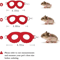 PU Leather Small Pet Harness Leash Set For Hamsters Guinea Pigs Sugar Gliders 4