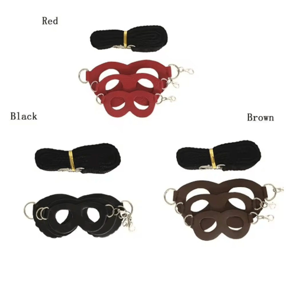 PU Leather Small Pet Harness Leash Set For Hamsters Guinea Pigs Sugar Gliders 8