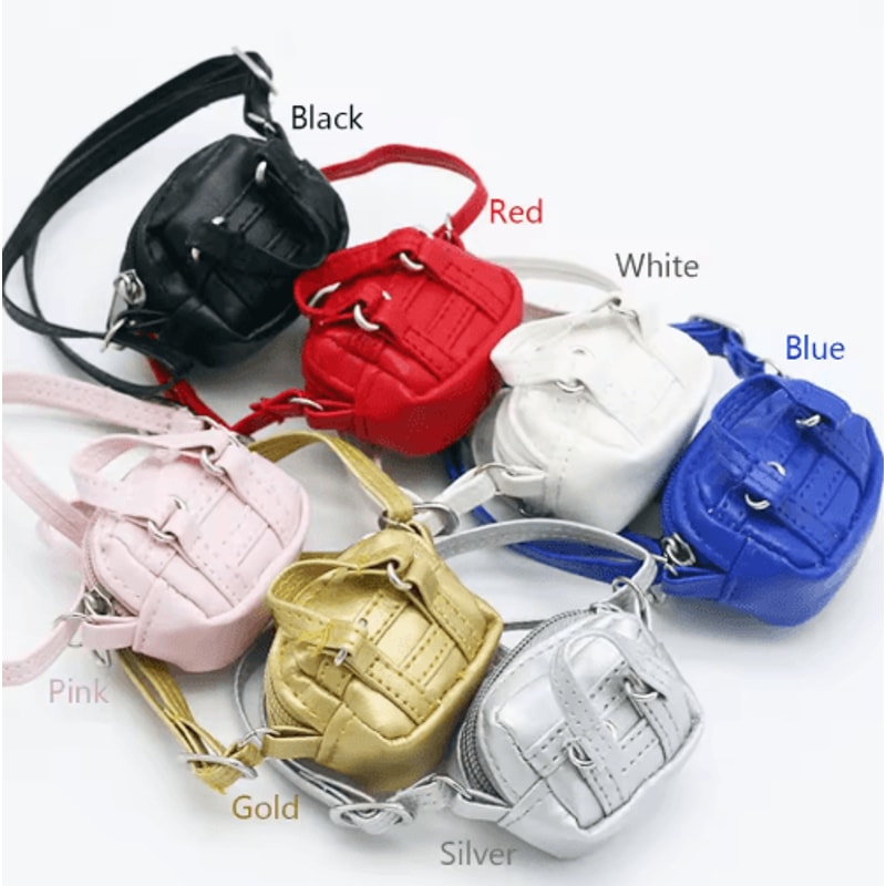 Handmade Mini Shoulder Bag For 16 18 BJD Dolls 2