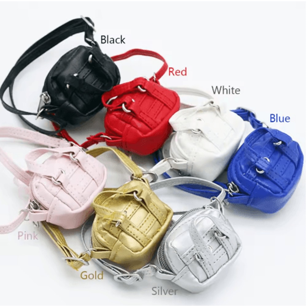 Handmade Mini Shoulder Bag For 16 18 BJD Dolls 6
