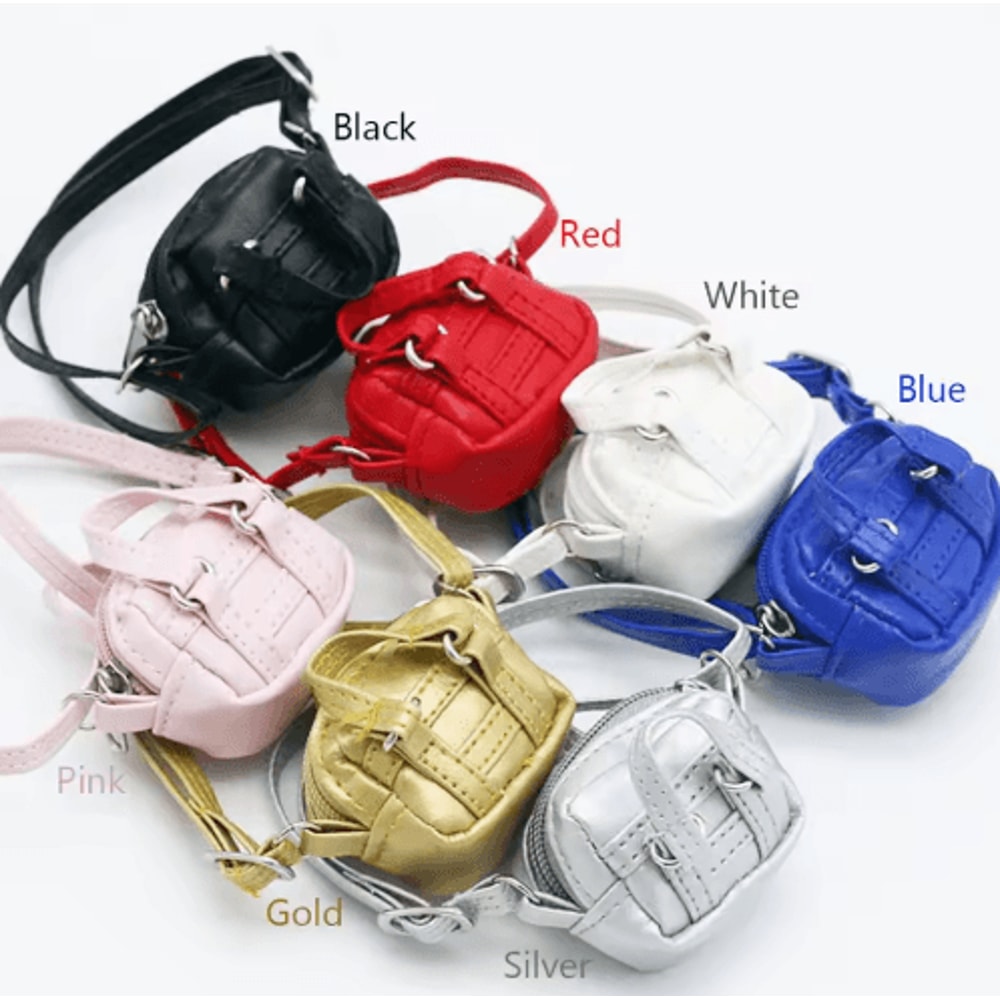 Handmade Mini Shoulder Bag For 16 18 BJD Dolls 7