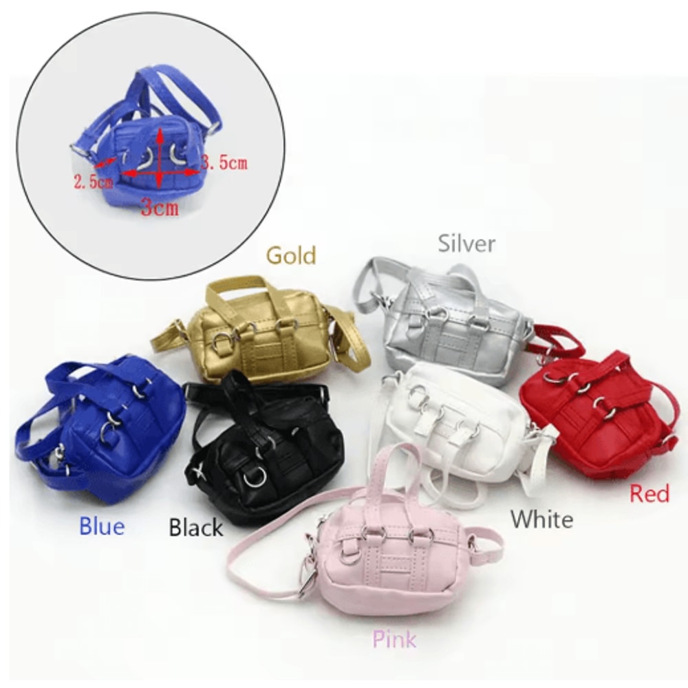 Handmade Mini Shoulder Bag For 16 18 BJD Dolls 8