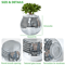 Disco Ball Flower Pot Mirror Vase For Stylish Home Decor 2