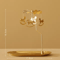 Rotating Gold Tealight Candle Holder For Romantic Home Wedding Decor 1