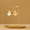 Rotating Gold Tealight Candle Holder For Romantic Home Wedding Decor 2