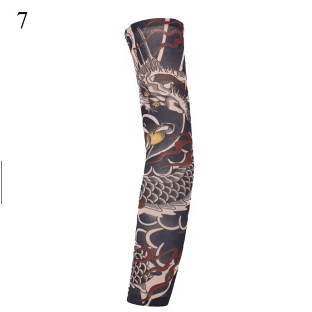 Floral UV Protection Arm Sleeves For Cyclin Sports Outdoor Wear 3
