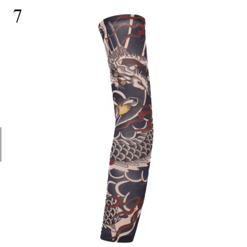 Floral UV Protection Arm Sleeves For Cyclin Sports Outdoor Wear 3