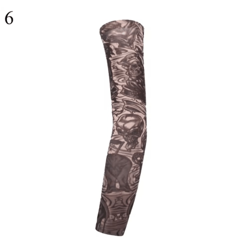 Floral UV Protection Arm Sleeves For Cyclin Sports Outdoor Wear 4