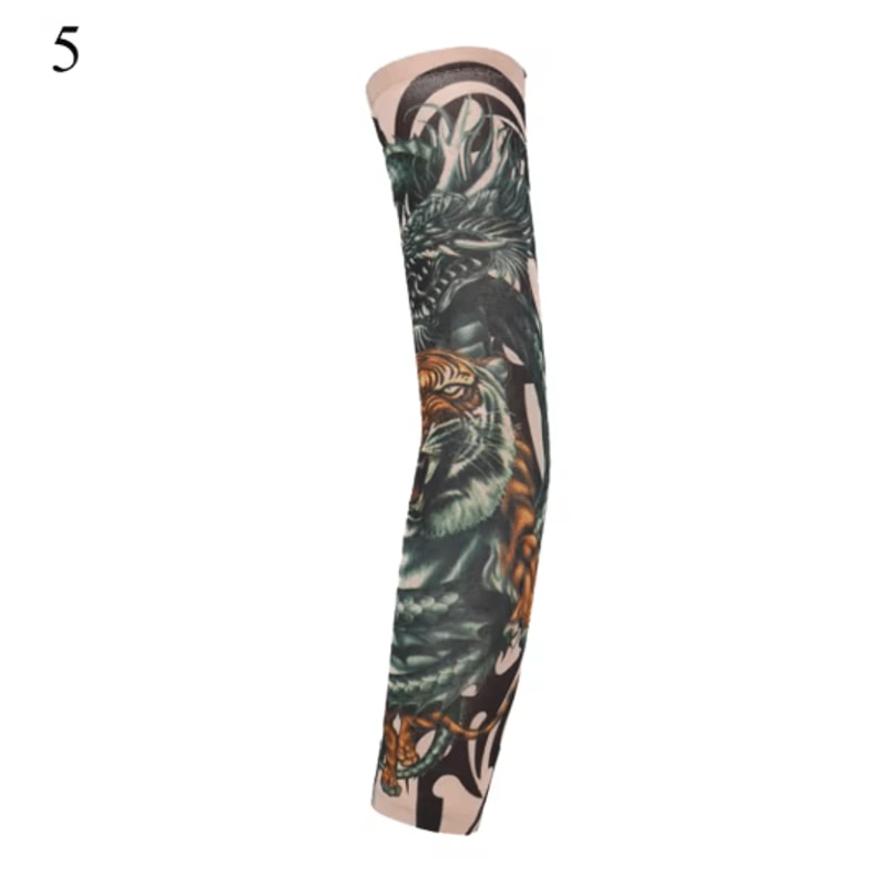 Floral UV Protection Arm Sleeves For Cyclin Sports Outdoor Wear 5